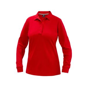 polera-polo-comfort-spandex-manga-larga-mujer rojo